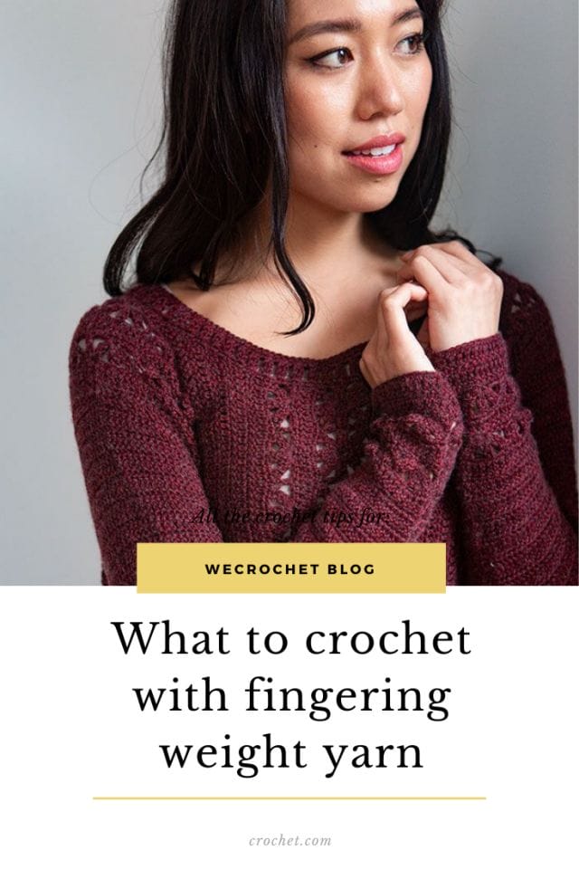 What to crochet with fingering weight yarn