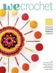 WeCrochet Magazine cover - Issue 1