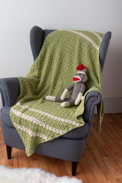 Special Delivery Baby Blanket, a Corner2Corner crochet blanket pattern