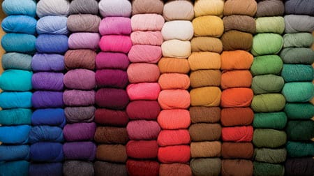 Balls of Palette yarn from crochet.com