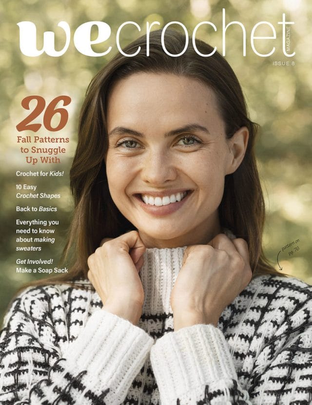Cover of WeCrochet Magazine Issue #8