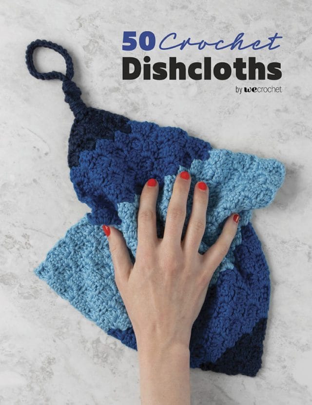 Cover of 50 Crochet Dishcloths by WeCrochet pattern collection