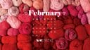 Free Download: February 2022 Calendar Wallpaper - WeCrochet Staff Blog